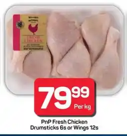 Pick n Pay Hypermarket PnP Fresh Chicken Drumsticks 6s or Wings 12s offer