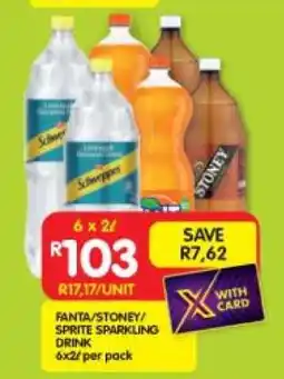 Shoprite FANTA/STONEY/SPRITE SPARKLING DRINK offer