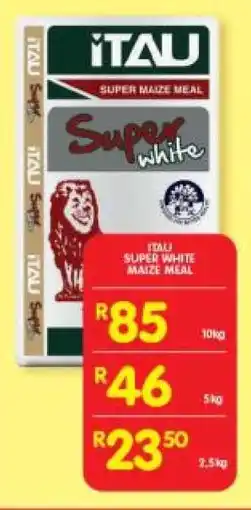 Shoprite ITAU SUPER WHITE MAIZE MEAL offer