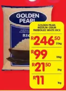 Shoprite GOLDEN PEARL MEDIUM GRAIN PARBOILED WHITE RICE offer