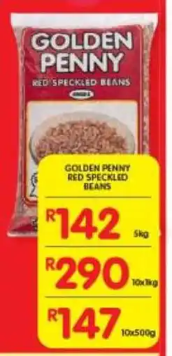 Shoprite GOLDEN PENNY RED SPECKLED BEANS offer
