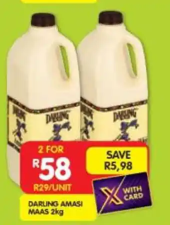 Shoprite DARLING AMASI MAAS 2kg offer