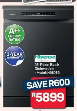 Pick n Pay Hypermarket Hisense 15-Place Black Dishwasher offer