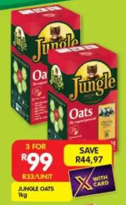 Shoprite Jungle Oats-1kg offer