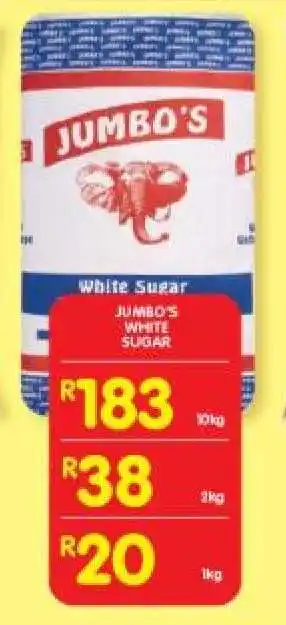 Shoprite JUMBO'S WHITE SUGAR offer