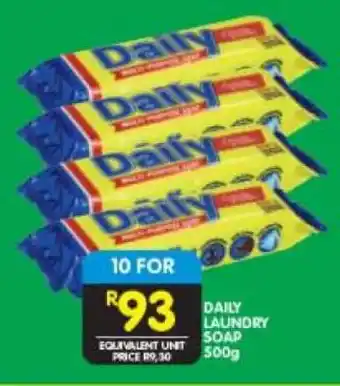 Shoprite DAILY LAUNDRY SOAP 500g offer