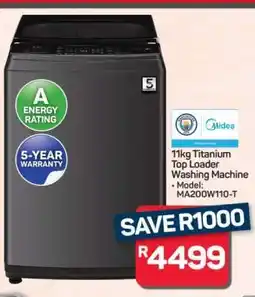 Pick n Pay Hypermarket 11kg Titanium Top Loader Washing Machine offer