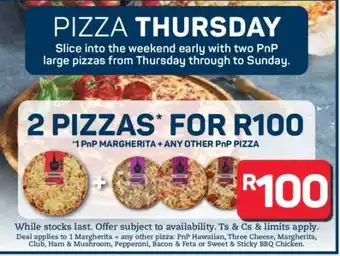 Pick n Pay Hypermarket 2 PnP Pizzas offer