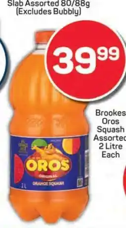 Pick n Pay Brookes Oros Squash Assorted 2 Litre Each offer