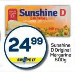 Pick n Pay SUNSHINE D ORIGINAL MARGARINE 500g offer