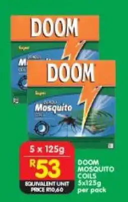 Shoprite DOOM MOSQUITO COILS offer