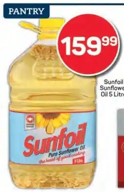 Pick n Pay Sunfoil Pure Sunflower Oil 5 Litre offer