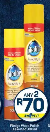Pick n Pay Pledge Wood Polish Assorted 300ml offer