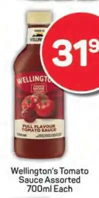 Pick n Pay Wellington's Tomato Sauce Assorted 700ml Each offer