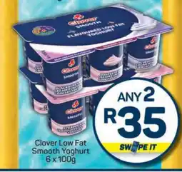 Pick n Pay Clover Low Fat Smooth Yoghurt 6 x 100g offer
