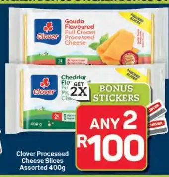 Pick n Pay Hypermarket Clover Processed Cheese Slices Assorted 400g offer