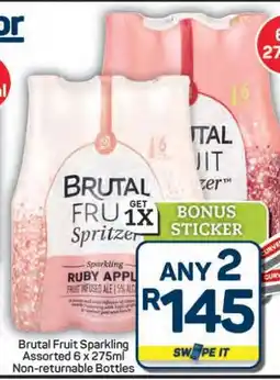 Pick n Pay Hypermarket Brutal Fruit Sparkling Assorted offer