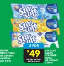 Shoprite STA-SOFT FABRIC SOFTENER REFILL offer