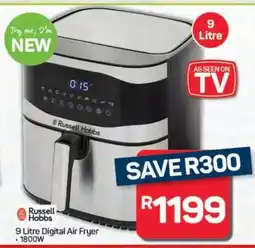 Pick n Pay Hypermarket Russell Hobbs 9 Litre Digital Air Fryer offer