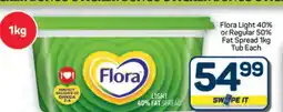 Pick n Pay Hypermarket Flora Light or Regular Fat Spread offer