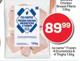 Pick n Pay no name Frozen 4 Drumsticks & 4 Thighs 1.5kg offer