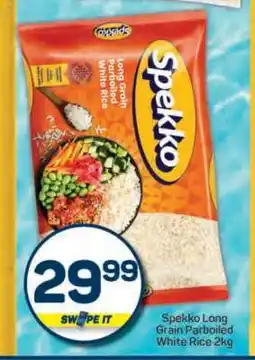 Pick n Pay Spekko Long Grain Parboiled White Rice 2kg offer