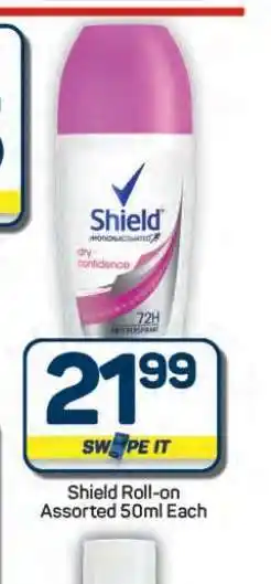 Pick n Pay Hypermarket Shield Roll On Assorted-50ml Each offer