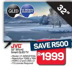 Pick n Pay Hypermarket JVC 32 (81cm) Smart QLED TV offer