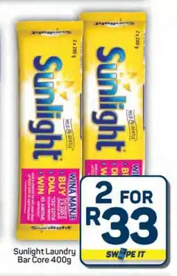 Pick n Pay Hypermarket Sunlight Laundry Bar Core 400g offer