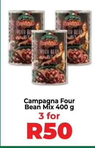 Food Lover's Market Campagna Four Bean Mix 400 g offer