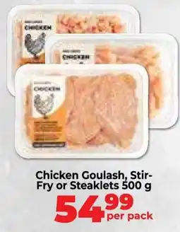 Food Lover's Market Chicken Goulash, Stir-Fry or Steaklets 500 g offer