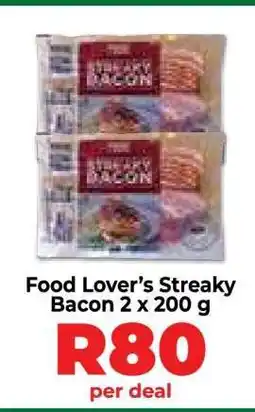 Food Lover's Market Food Lover’s Streaky Bacon 2 x 200 g offer