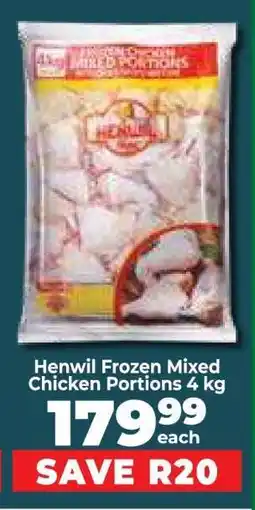 Food Lover's Market Henwil Frozen Mixed Chicken Portions 4 kg offer