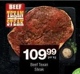Checkers BEEF TEXAN STEAK offer