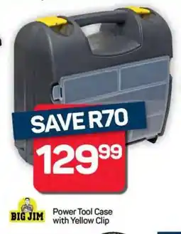 Pick n Pay Hypermarket Power Tool Case with Yellow Clip offer