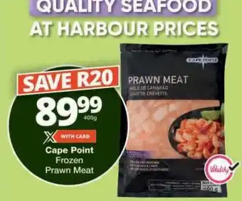 Checkers Cape Point Frozen Prawn Meat offer