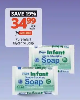 Checkers Pure Infant Glycerine Soap offer