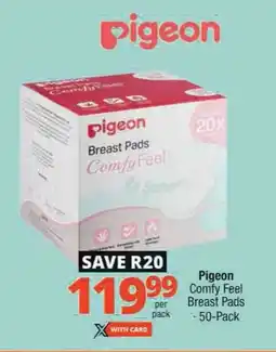 Checkers Pigeon Comfy Feel Breast Pads offer