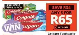 Checkers Colgate Toothpaste offer