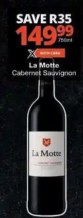Checkers La Motte Cabernet Sauvignon offer