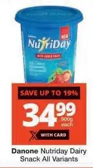 Checkers Danone Nutriday Dairy Snack All Variants offer