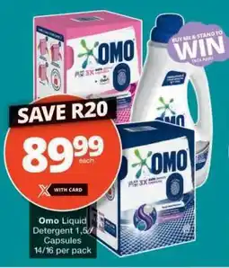 Checkers Omo Liquid Detergent offer
