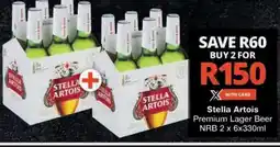 Checkers Stella Artois Premium Lager Beer offer