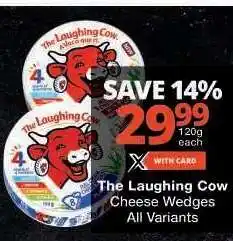 Checkers The Laughing Cow Cheese Wedges offer