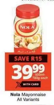 Checkers Nola Mayonnaise offer