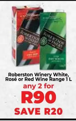 Food Lover's Market Robertson Winery White, Rosé or Red Wine Range 1 L offer