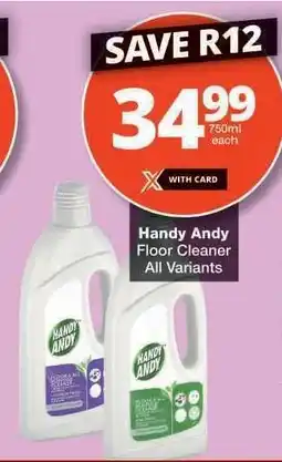 Checkers Handy Andy Floor Cleaner offer