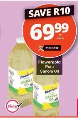 Checkers Flowergold Pure Canola Oil offer