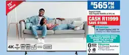 OK Furniture Hisense 4K Smart Digital LED TV 75A6G offer