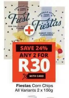 Checkers FIESTAS CORN CHIPS offer